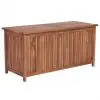 vidaXL Garden Storage Box 120x50x58 cm Solid Teak Wood