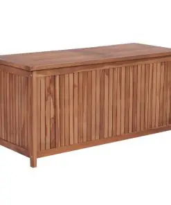 vidaXL Garden Storage Box 120x50x58 cm Solid Teak Wood