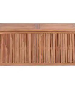 vidaXL Garden Storage Box 120x50x58 cm Solid Teak Wood
