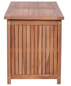 vidaXL Garden Storage Box 120x50x58 cm Solid Teak Wood