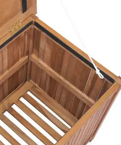 vidaXL Garden Storage Box 120x50x58 cm Solid Teak Wood