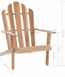 vidaXL Adirondack Chair Teak