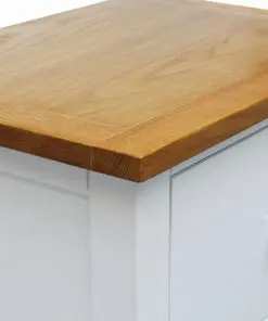 vidaXL Tall Chest of Drawers 45x32x115 cm Solid Oak Wood