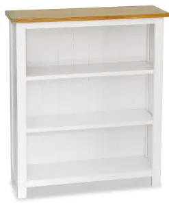vidaXL 3-Tier Bookcase 72×22,5×82 cm Solid Oak Wood