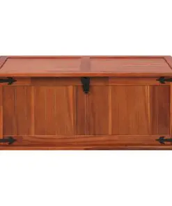 vidaXL Storage Chest 90x45x40 cm Solid Acacia Wood