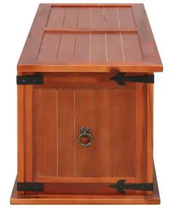 vidaXL Storage Chest 90x45x40 cm Solid Acacia Wood