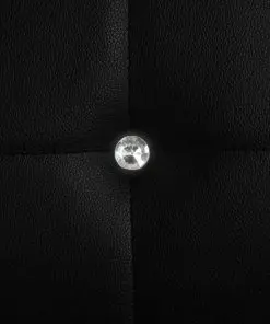 vidaXL Dining Chairs 6 pcs Black Faux Leather