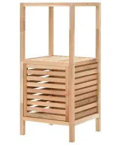 vidaXL Bathroom Storage Cabinet Solid Walnut Wood 39.5×35.5×86 cm