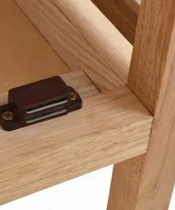 vidaXL Bathroom Storage Cabinet Solid Walnut Wood 39.5×35.5×86 cm