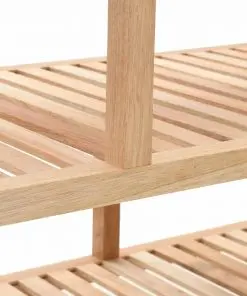 vidaXL Bathroom Shelf Solid Walnut Wood 100x40x65 cm