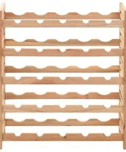 vidaXL Wine Rack for 25 Bottles Solid Walnut Wood 63x25x73 cm
