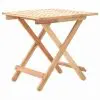 vidaXL Foldable Side Table Solid Walnut Wood 50x50x49 cm vidaXL Foldable Side Table Solid Walnut Wood 50x50x49 cm