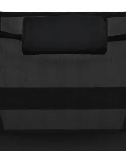 vidaXL Sun Lounger with Pillow Poly Rattan Brown