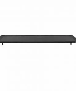 vidaXL Elevated Dog Bed Black XL Textilene