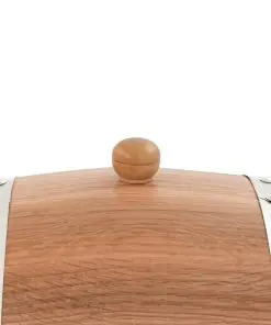 vidaXL Wine Barrel with Tap Solid Oak Wood 12 L