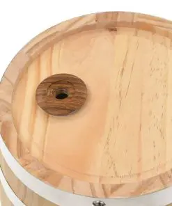 vidaXL Wine Barrel with Tap Solid Pinewood 6 L