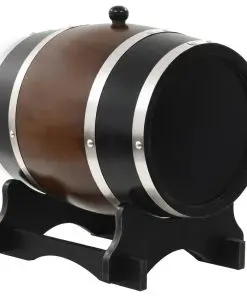 vidaXL Wine Barrel with Tap Solid Pinewood 12 L