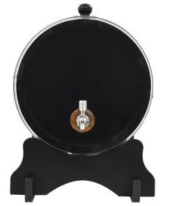 vidaXL Wine Barrel with Tap Solid Pinewood 12 L