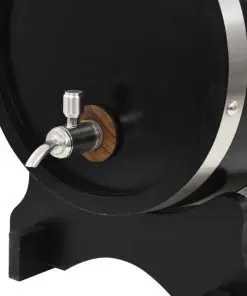 vidaXL Wine Barrel with Tap Solid Pinewood 12 L