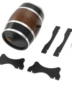 vidaXL Wine Barrel with Tap Solid Pinewood 12 L