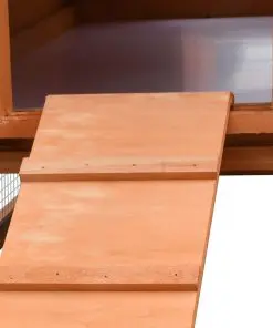 vidaXL Rabbit Hutch Solid Pine & Fir Wood 303x60x86 cm