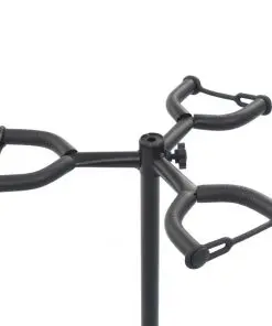 vidaXL Guitar Stand Black Steel