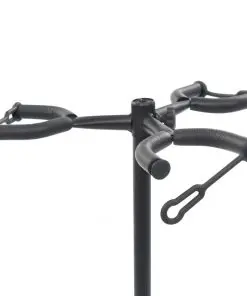 vidaXL Guitar Stand Black Steel