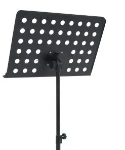 vidaXL Music Book Stand Black Steel