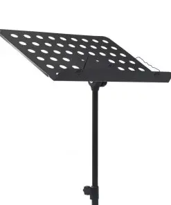vidaXL Music Book Stand Black Steel