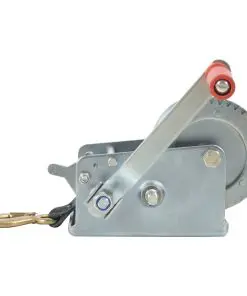 vidaXL Hand Winch with Strap 1130 kg