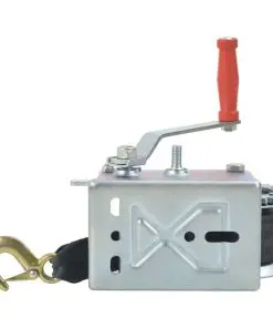 vidaXL Hand Winch with Strap 1130 kg