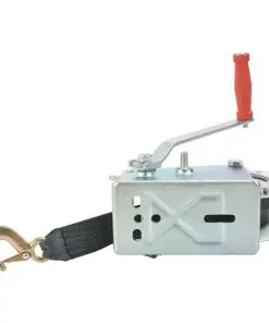vidaXL Hand Winch with Strap 1360 kg