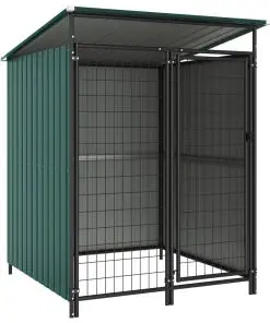 vidaXL Outdoor Dog Kennel 133x133x163 cm