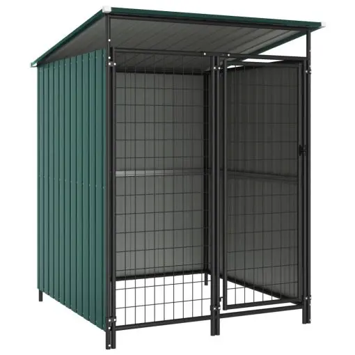 vidaXL Outdoor Dog Kennel 133x133x163 cm