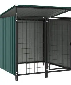 vidaXL Outdoor Dog Kennel 133x133x113 cm