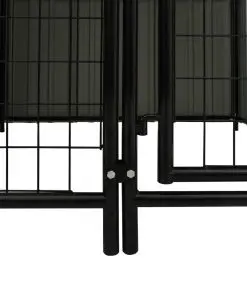 vidaXL Outdoor Dog Kennel 133x133x113 cm