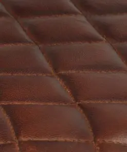 vidaXL Dining Chairs 6 pcs with Armrests Brown Real Leather