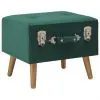 vidaXL Storage Stool 40 cm Green Velvet vidaXL Storage Stool 40 cm Green Velvet