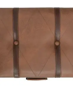 vidaXL Storage Stool 40 cm Brown Faux Leather