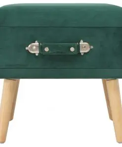 vidaXL Bedside Cabinet Green 40x35x40 cm Velvet