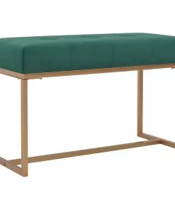 vidaXL Bench 80 cm Green Velvet