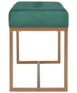 vidaXL Bench 80 cm Green Velvet