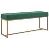 vidaXL Bench 120 cm Green Velvet vidaXL Bench 120 cm Green Velvet