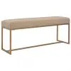 vidaXL Bench 120 cm Beige Velvet vidaXL Bench 120 cm Beige Velvet