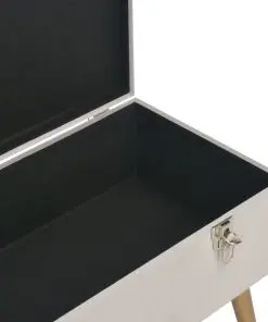 vidaXL Bench with Storage Compartment 80 cm Grey Velvet