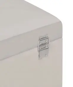 vidaXL Bench with Storage Compartment 80 cm Grey Velvet