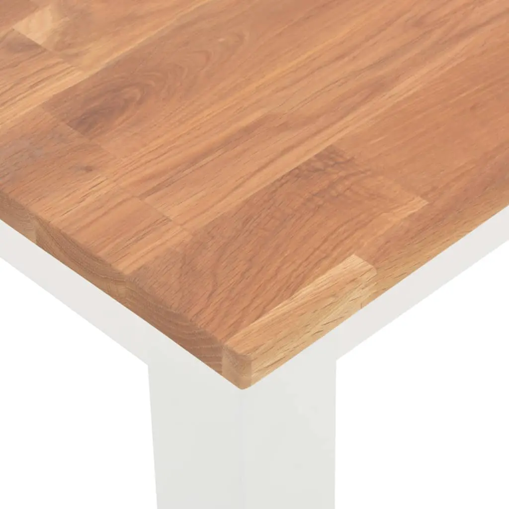 vidaXL Dining Table 120x60x74 cm Solid Oak Wood