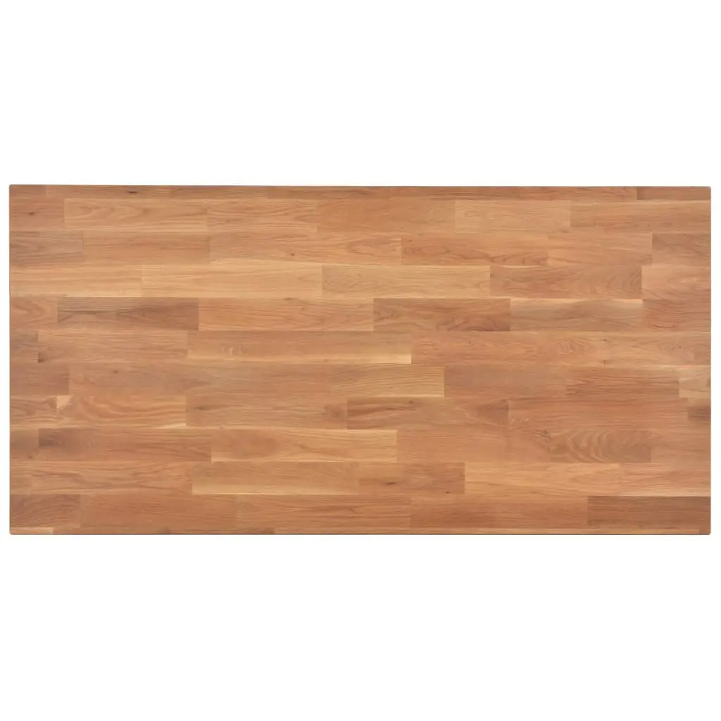 vidaXL Dining Table 120x60x74 cm Solid Oak Wood