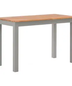 vidaXL Dining Table 120x60x74 cm Solid Oak Wood