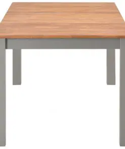 vidaXL Dining Table 180x90x74 cm Solid Oak Wood